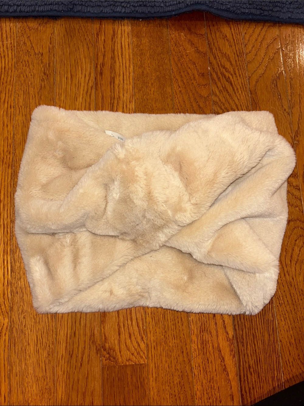 Garage Faux Fur Beige Cream Twist Headband